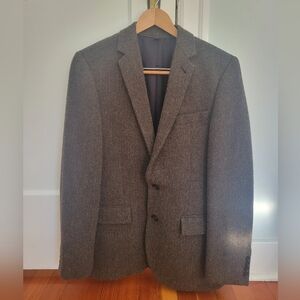 J. Crew Ludlow Brown Herringbone Wool Sport Coat Blazer Size 36R